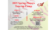 Player Tune Up Camp